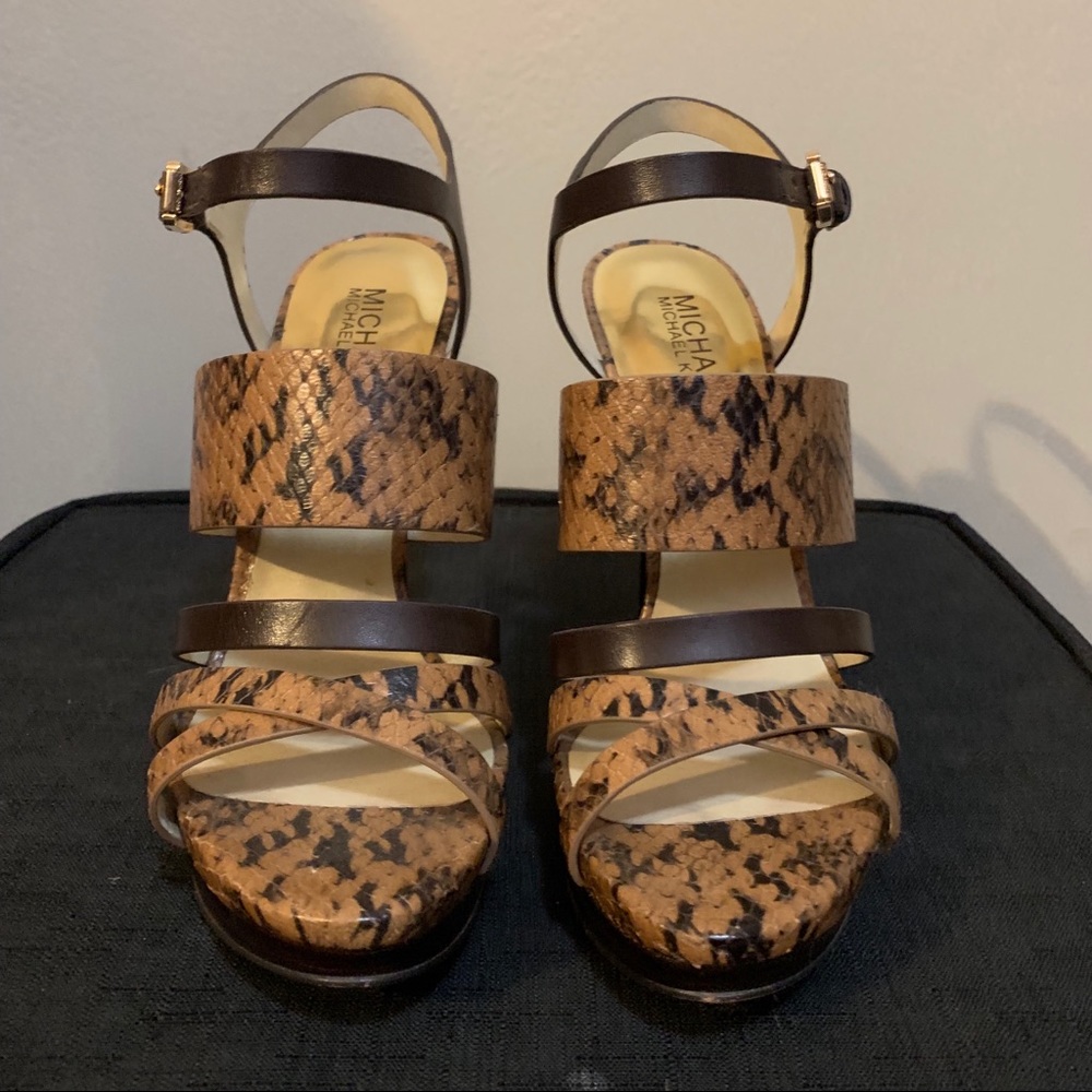 MICHAEL Michael Kors Nadja Platform Sandals 7.5M